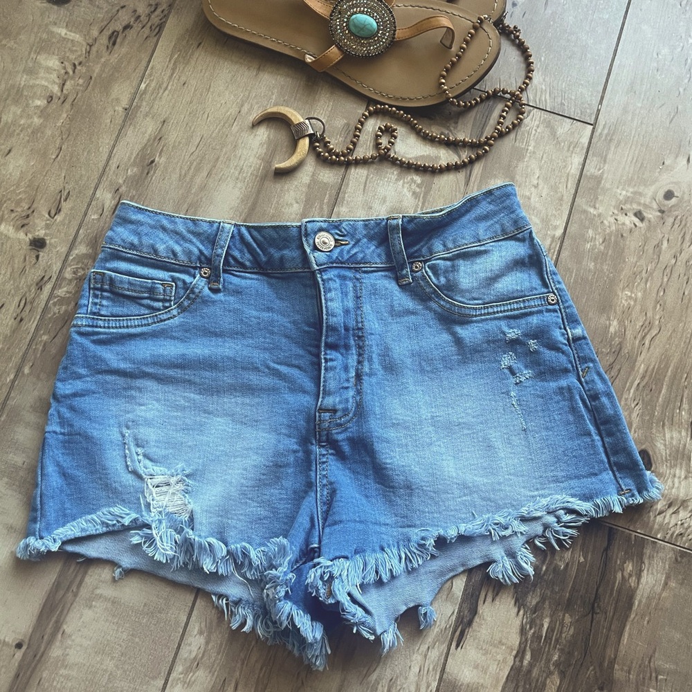 Short Shorts Denim Cut Off